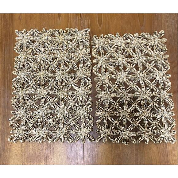 Placemats, thick woven ratan, Daisy, Flower, 3 Dimensional, set of 4 - Picture 7 of 16